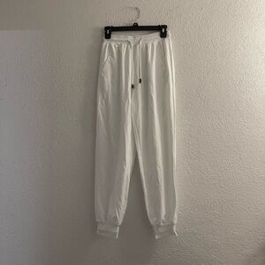 White Joggers